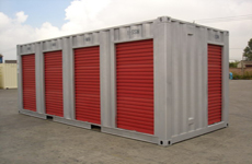 4 Rooms Self Storage Containers with Side Compartment